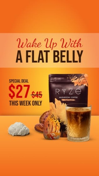RYZE Superfoods ad creative