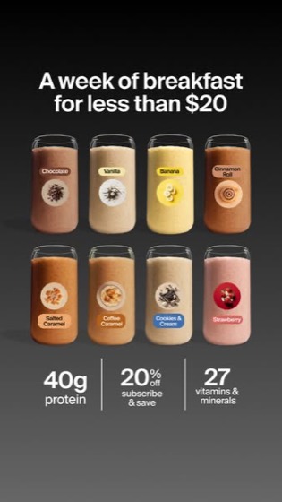 Huel ad creative